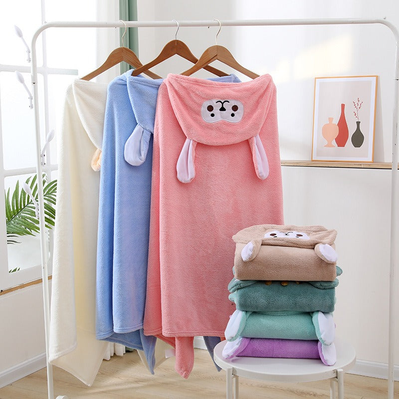 Cartoon Animal Baby Bath Towel