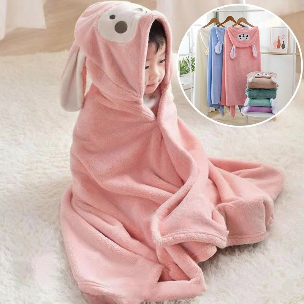 Cartoon Animal Baby Bath Towel