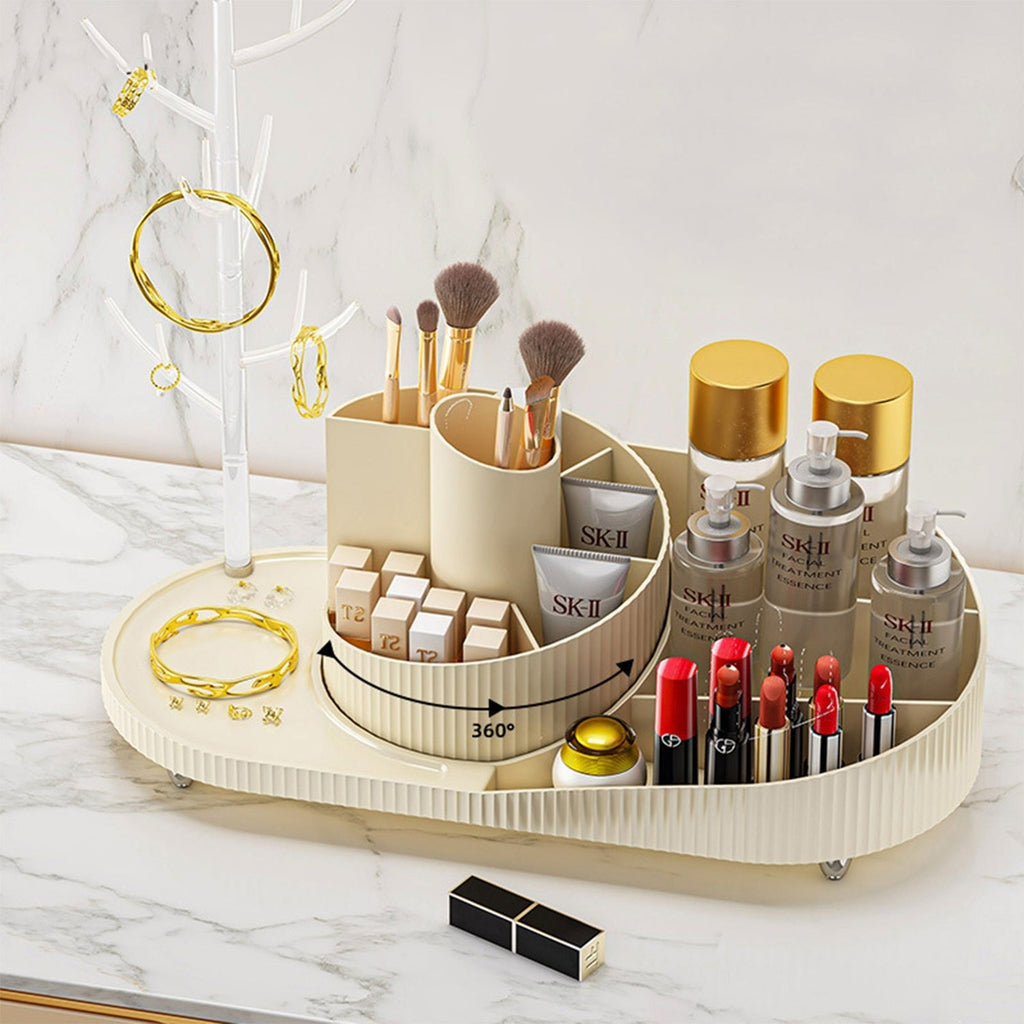 Rotating Makeup & Jewelry Storage Organizer