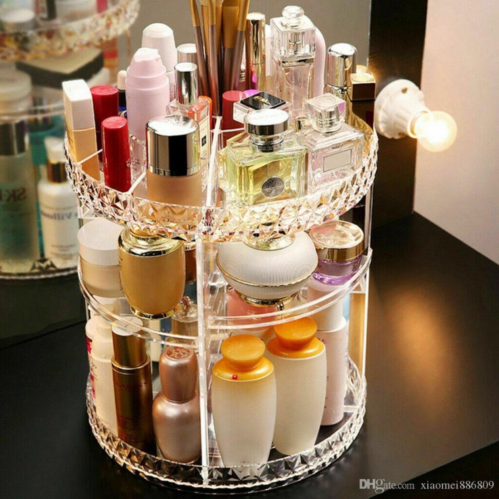 Rotating Makeup & Jewelry Storage Organizer